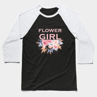 flower girl pink sweet t shirt top design Baseball T-Shirt